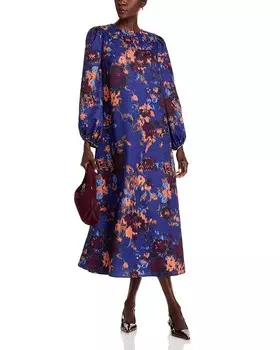 Платье А-силуэта Misook, синий