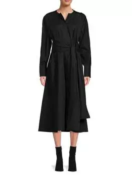 Платье а-силуэта Proenza Schouler с завязками, черный