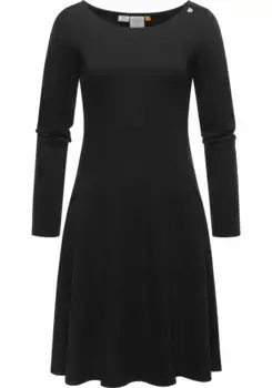 Платье А-силуэта Ragwear "Appero", стильное зимнее платье с длинными рукавами, черный