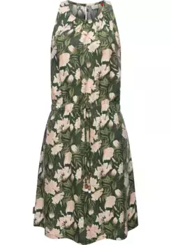 Платье А-силуэта Ragwear "Sanai Print Organic", стильное летнее платье с игривыми деталями, цвет Petrol