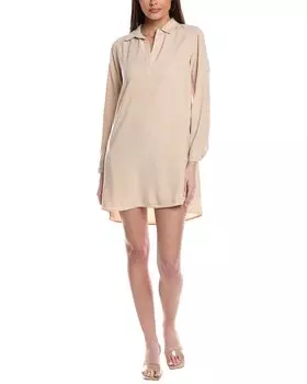 Платье А-силуэта с длинными рукавами от Bella Dahl, коричневый
