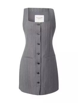 Платье Abercrombie & Fitch, цвет Light grey/Dark grey