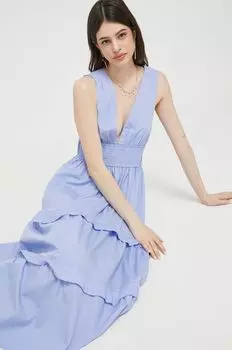 Платье Abercrombie & Fitch, фиолетовый