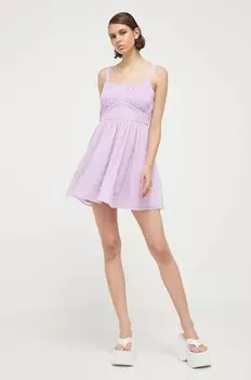 Платье Abercrombie & Fitch, фиолетовый