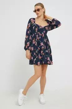 Платье Abercrombie & Fitch, темно-синий