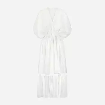 Платье Abira с глубоким вырезом Lemlem, белый