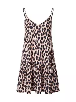 Платье ABOUT YOU Goldie, цвет Brown/Light brown