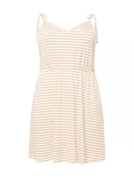 Платье About You KATHARINA, светло-бежевый/белый