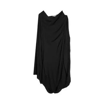 Платье Acne Studios Draped Dress, черный