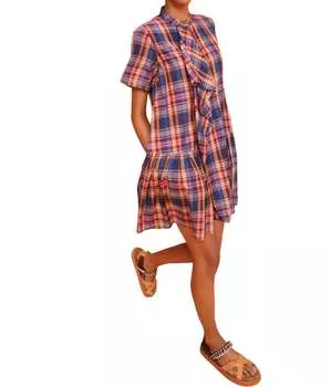 Платье Аделин в лазурите Ulla Johnson, цвет lapis