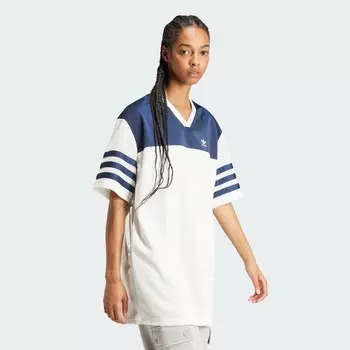 Платье Adidas Basketball Shirt Dress, цвет Cloud White/Night Indigo