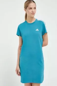 Платье adidas, бирюзовый