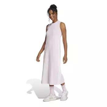 Платье adidas Essentials 3 Stripes Racerback long, розовый