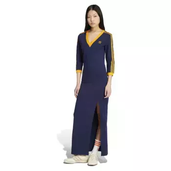 Платье adidas Originals Adicolor Classics 3 Stripes Maxi, синий