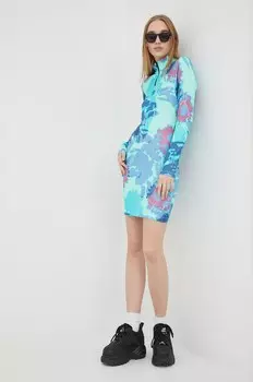 Платье Adidas Originals, бирюзовый