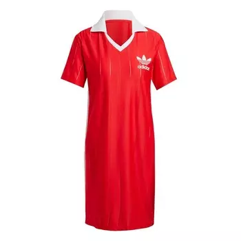 Платье ADIDAS ORIGINALS Dress Adicolor, красный