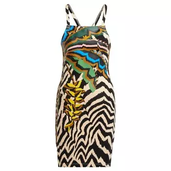 Платье ADIDAS ORIGINALS Dress adidas X FARM Rio, цвет Mixed colors