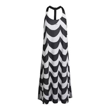 Платье Adidas Originals Marimekko Midi Tank, черный/белый