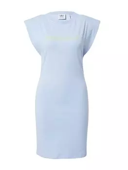 Платье ADIDAS ORIGINALS Muscle Fit, светло-синий
