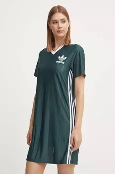 Платье adidas Originals, зеленый