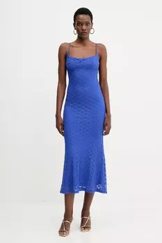 Платье ADONI Bardot, синий