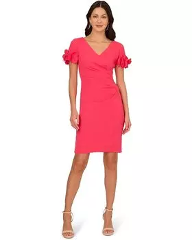 Платье Adrianna Papell Knit Crepe Short, цвет Petunia