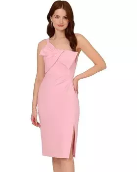 Платье Adrianna Papell Knit Crepe Short, цвет Pink Chill