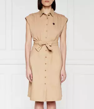 Платье Aeronautica Militare, бежевый