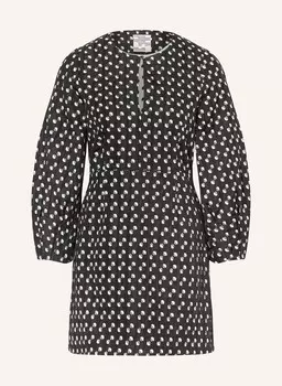 Платье afifa с рукавами 3/4 BAUM UND PFERDGARTEN, черный/белый