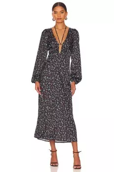 Платье AFRM Portia, цвет Noir Neon Ditsy