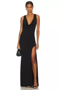 Платье AFRM X Revolve Essential Rumor, нуар