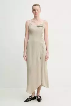 Платье ALBINA Nanushka, бежевый