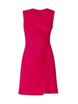 Платье Aldana из джерси со сборками Shoshanna, фуксия