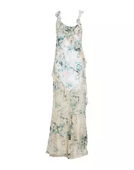 Платье Alessandra Rich, бежевый