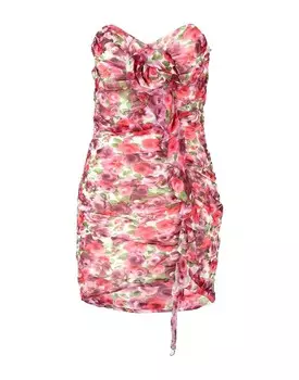 Платье Alessandra Rich, бледно-розовый