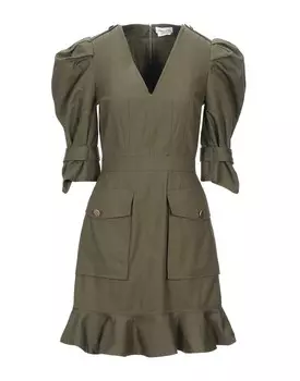 Платье Alexander Mcqueen, зеленый