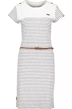 Платье alife and kickin Blusen, Jersey, Mini, Shirt, Sommer, Strand LeonieAK, белый