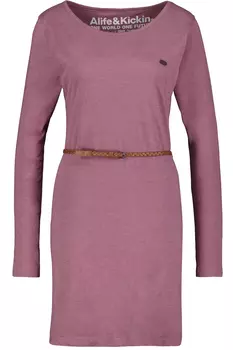 Платье alife and kickin Blusen, Jersey, Mini, Shirt, Sommer, Strand EllinAK A, цвет mulberry melange