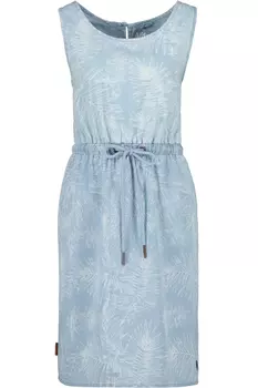 Платье alife and kickin Jersey, Sommer, Blusen, Mini, Shirt, Strand DojaAK, цвет light denim