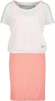 Платье Alife And Kickin, персиковый/белый