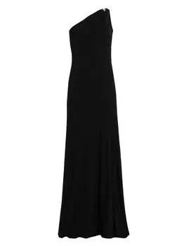 Платье Alison из джерси на одно плечо Halston, черный
