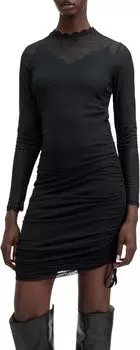 Платье AllSaints Adara Lace Dress, черный