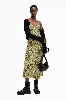 Платье Allsaints Bryony All Saints, зеленый