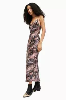 Платье Allsaints Bryony Tahoe All Saints, коричневый