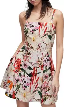 Платье AllSaints Char Leondra Dress, цвет Pearl White Multi