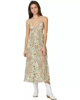 Платье AllSaints Dahlia Cascade, цвет Spring Green