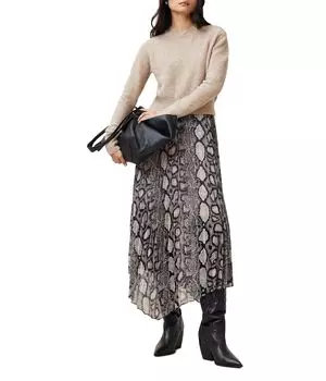 Платье AllSaints Donatella Dress, цвет Flow Ecru White