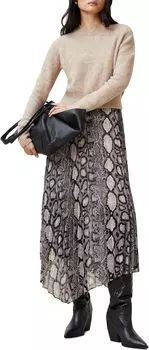 Платье AllSaints Donatella Dress, цвет Flow Ecru White