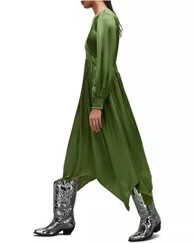 Платье AllSaints Estelle Dress, цвет Cactus Green
