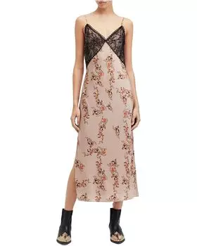 Платье AllSaints Immy Oto, цвет Almond Beige